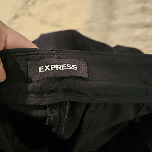 Express Black Wide Leg Women's Pants - Picture 6 of 7